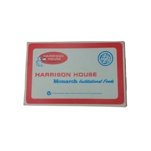 Custom Made Harrison House Monarch Institutional Foods Deck Of Playing Cards
